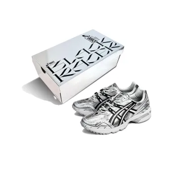 KIKS x Asics Gel 1090 V1 [Metamorphosis] Blade Wear Resistant Low Top Casual Shoes Unisex Liquid Silver
