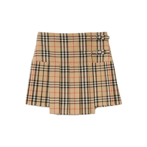 Burberry VINTAGE Casual Short Skirts Women's Brown