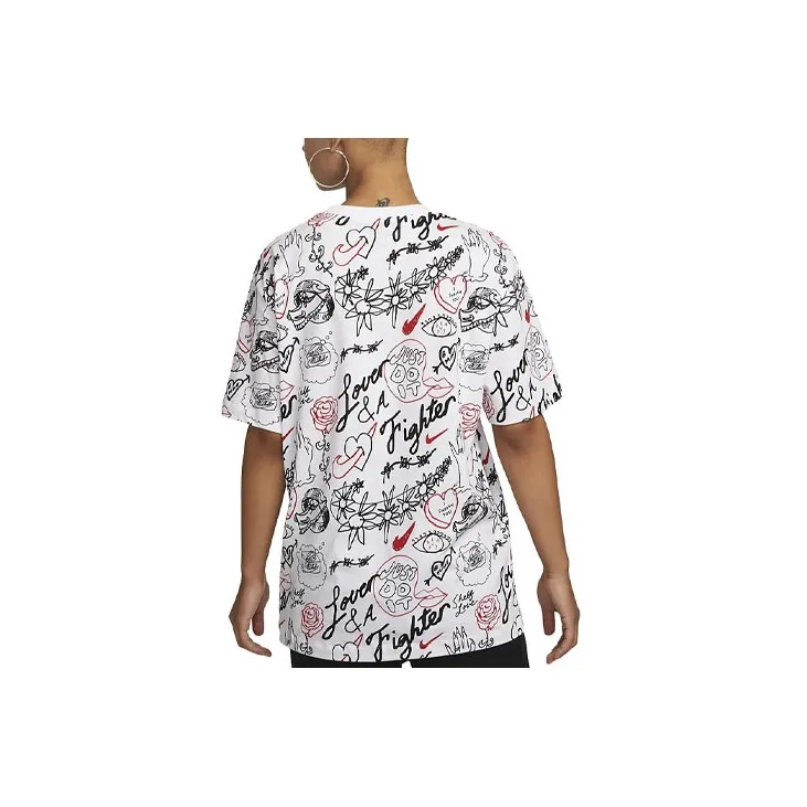 Nike T-Shirts Women's White-3