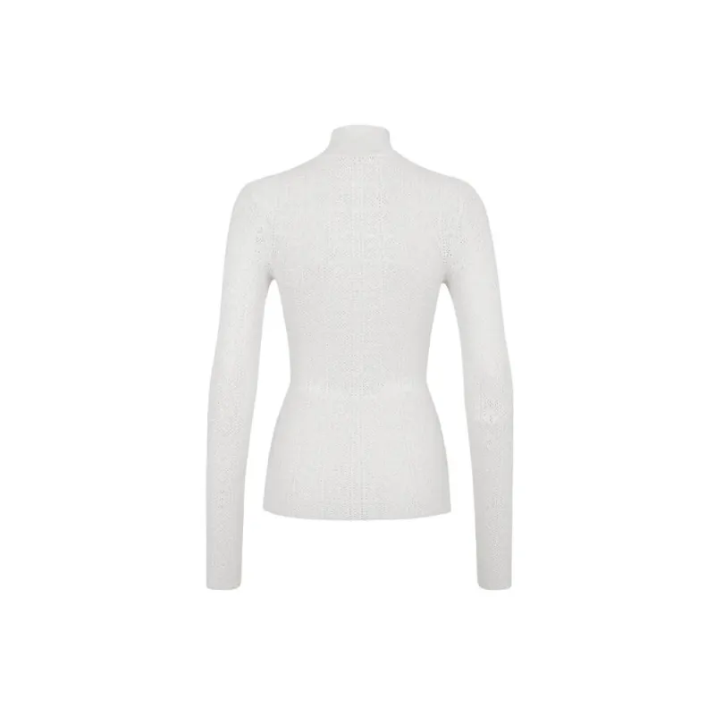 FENDI By Marc Jacobs Mesh Sweater White-1