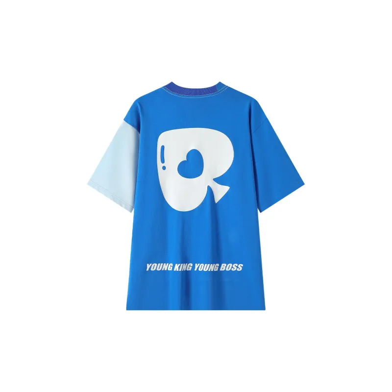 YK&YB T Shirts Men Blue-1