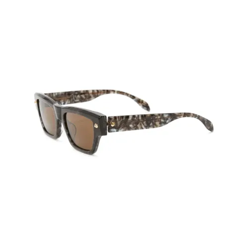 Alexander McQueen Rectangle Frame Sunglasses