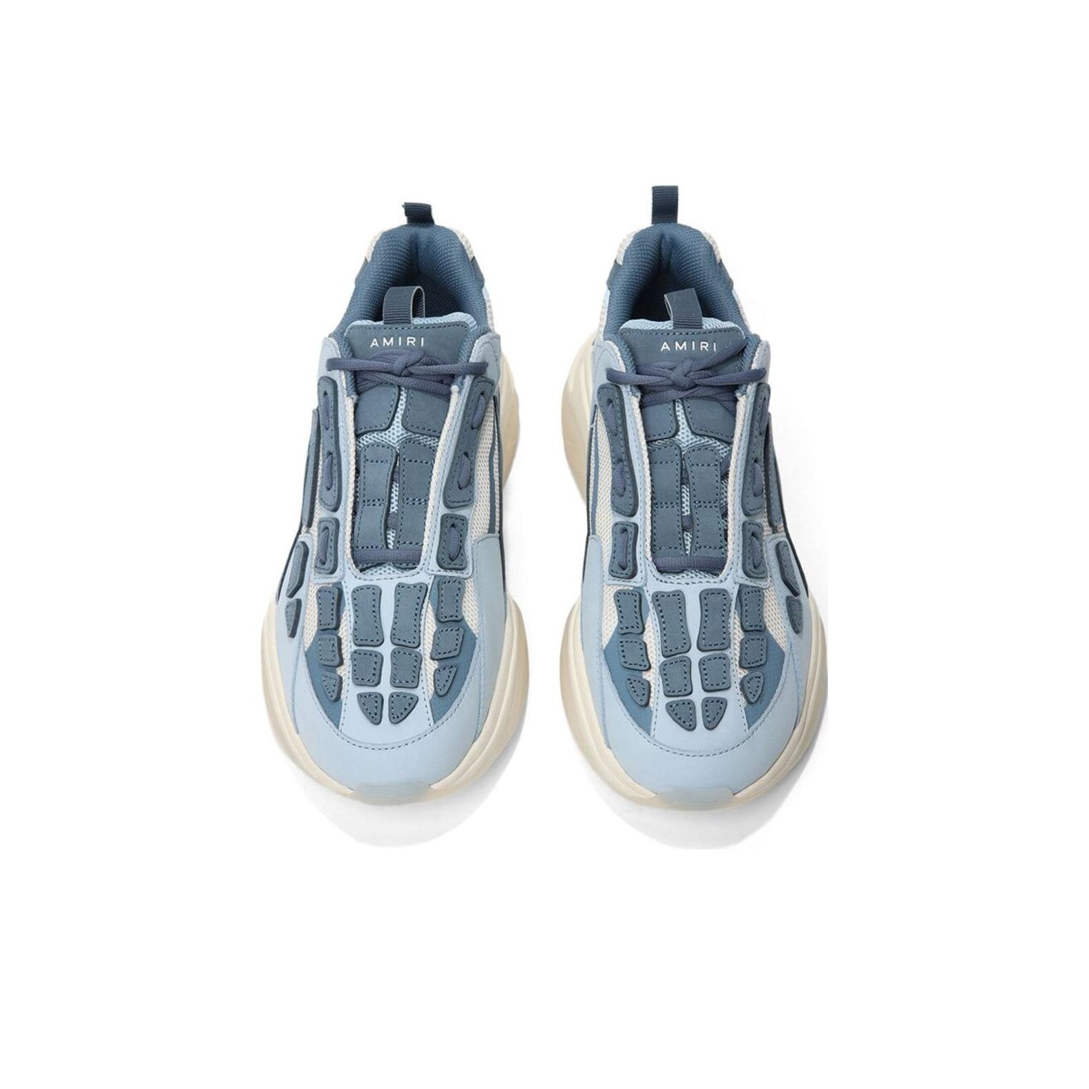 AMIRI Bone Runner Low-Top Sports Casual Shoes Men's Blue US