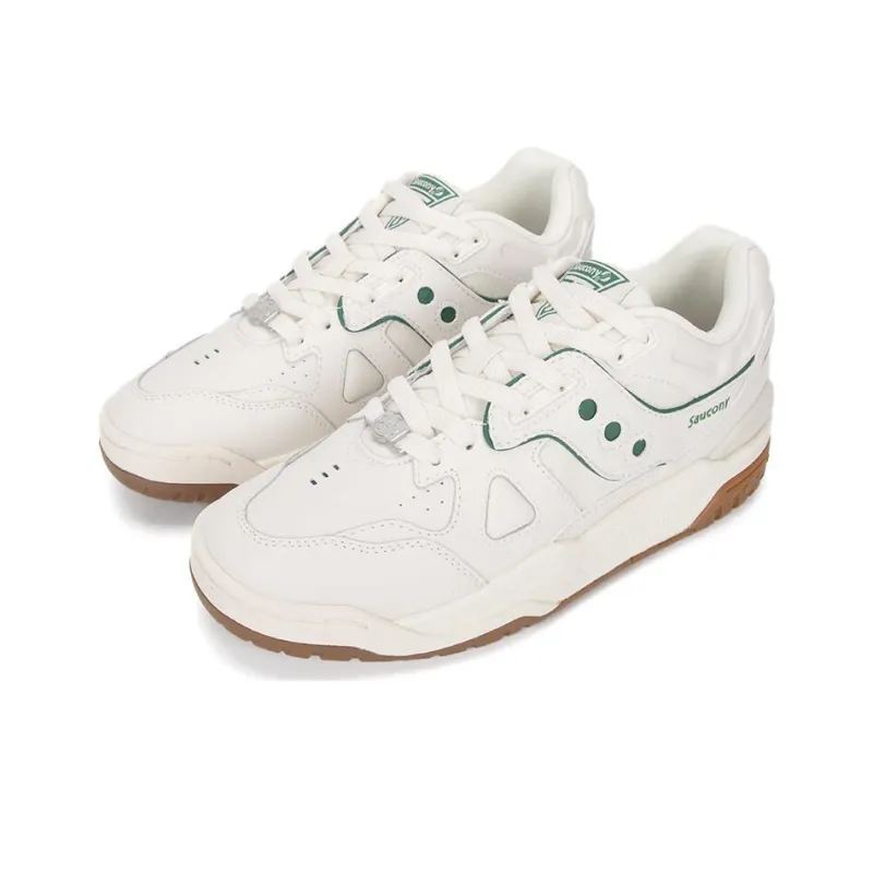 Saucony Cross 90 Coverage Wear Resistant Low Top Skateboard Shoes Unisex Ecru-1