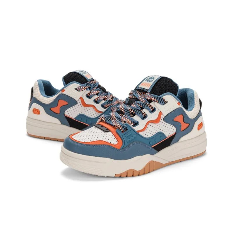 Kappa Low Top Skateboard Shoes Unisex Blue-4