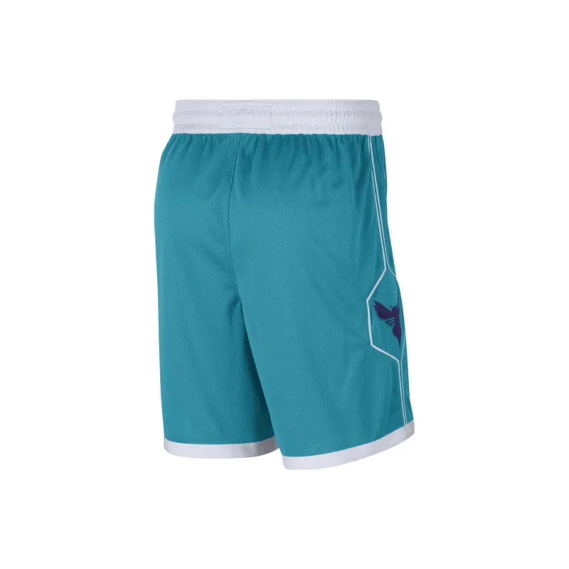 Jordan Hornets Team ICON Edition 2020 NBA Basketball Shorts Men's Blue Green-1