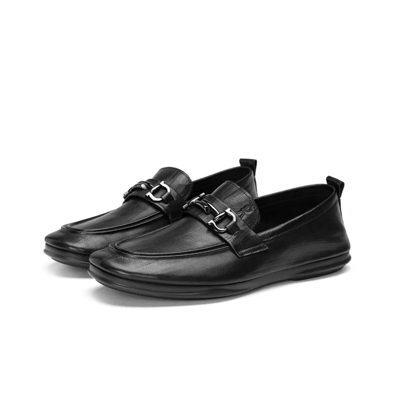 ROBERTA DI CAMERINO Casual Slip on Loafers Men's Black-4