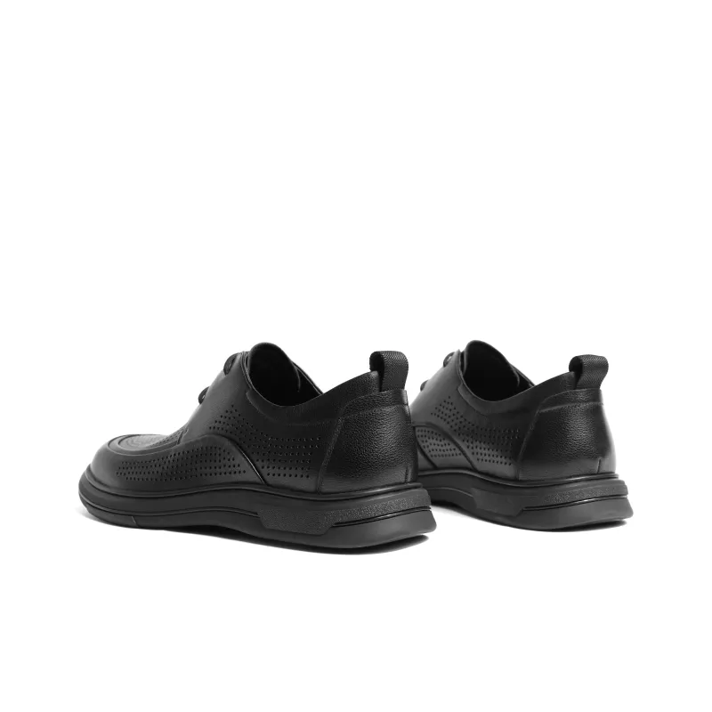 BELLE Dress Shoes Men Low-Top Black-2