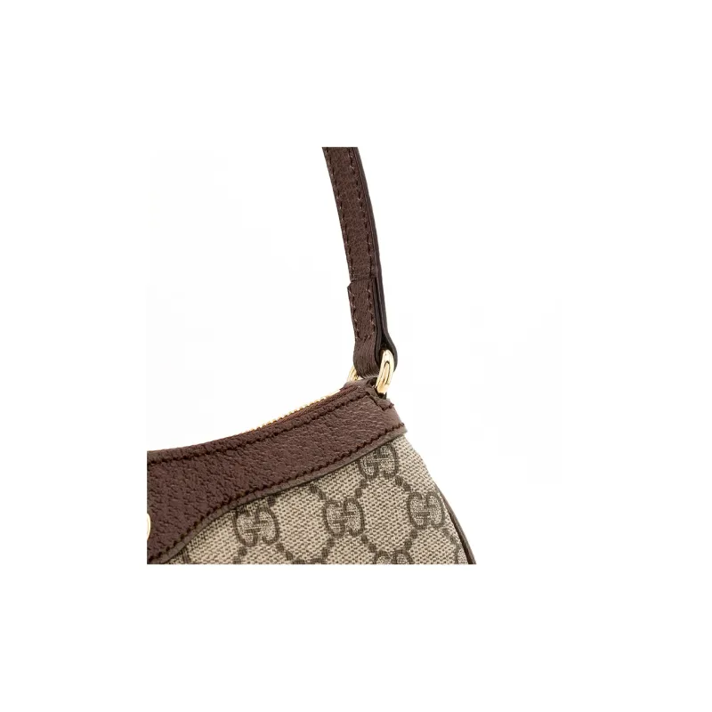 GUCCI Ophidia GG Monogram Small Handbag Women's Brown-5