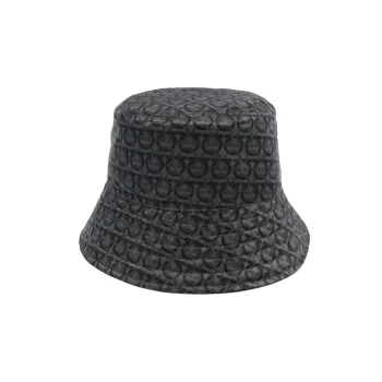Ferragamo Bucket Hats Men Black