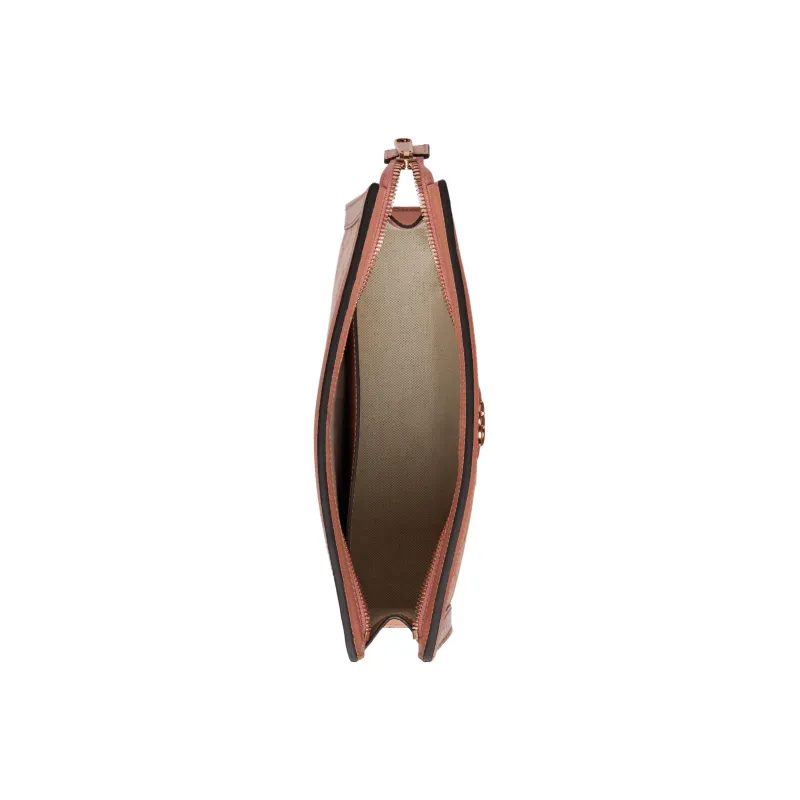 GUCCI Ophidia Canvas With Leather Trim Clutch Regular Women's Pink-5