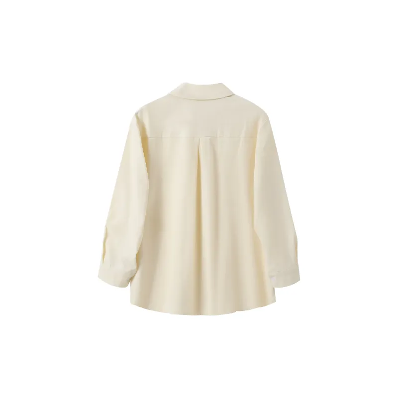 Adeworn Shirts Women's Apricot-1