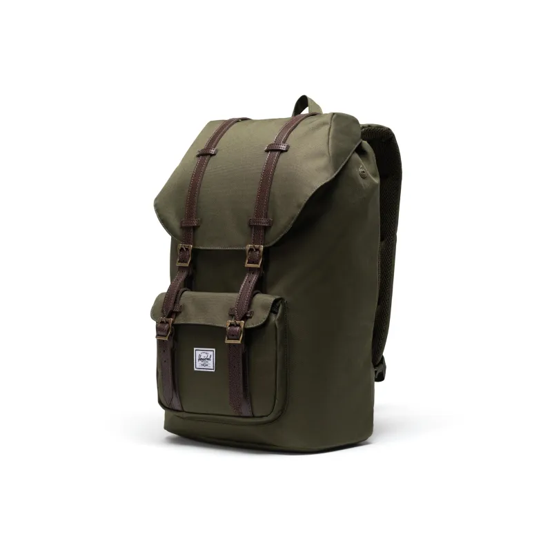 Herschel Polyester Backpack Large Size Unisex Evergreen Ivy Green-1