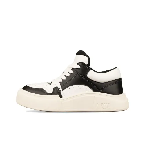 NEEDLE STUDIO Stylish Skateboarding Shoes Women's Black White