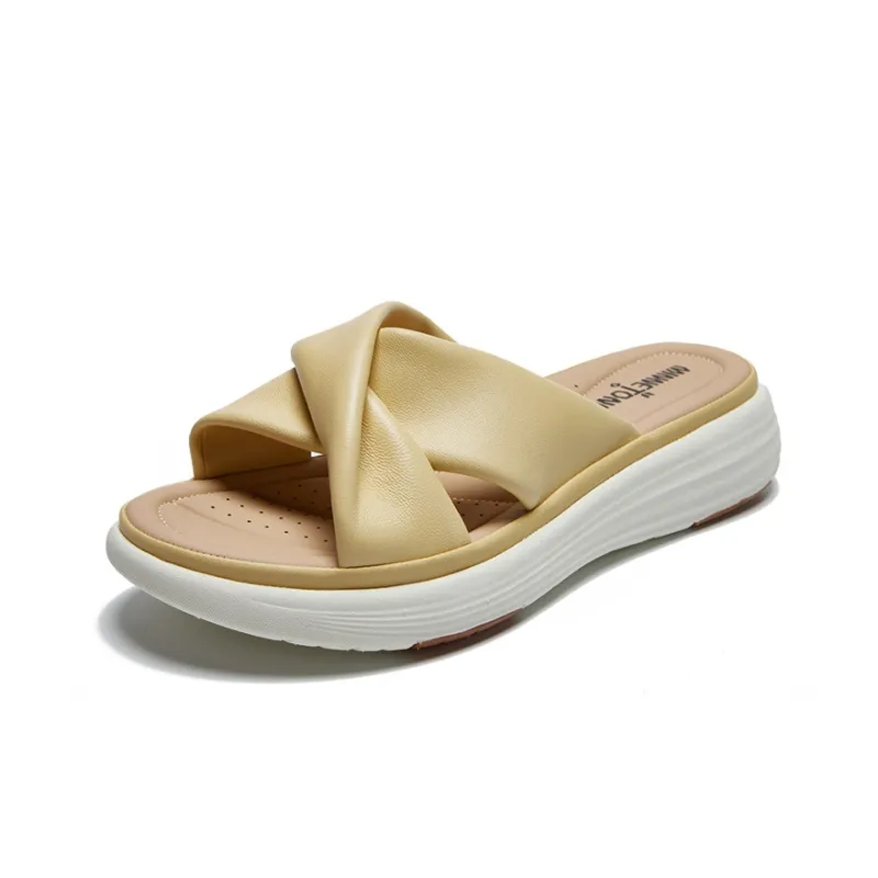 MINNETONKA Stylish Sandals Women's Earth Yellow-2