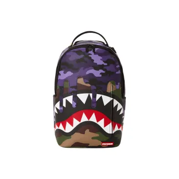 SPRAYGROUND PVC Travel Bags Backpack Large Size Unisex Purple