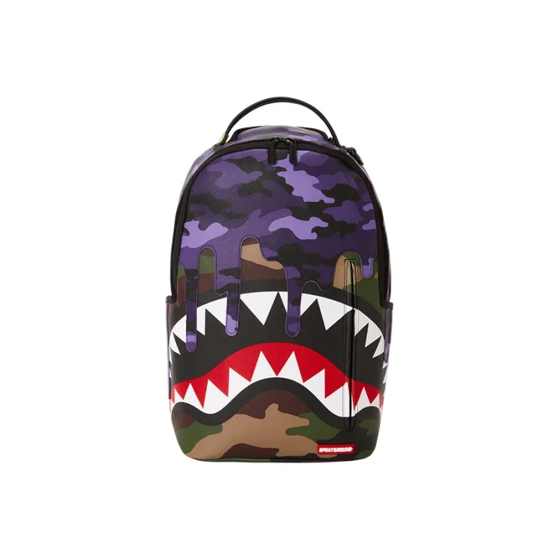 SPRAYGROUND PVC Travel Bags Backpack Large Size Unisex Purple-0