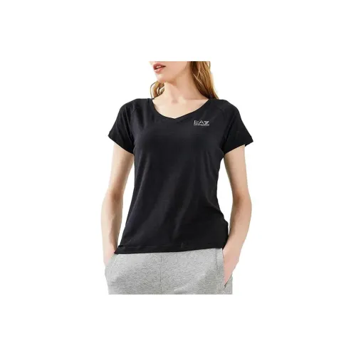 EMPORIO ARMANI EA7 T-Shirts Women's Black