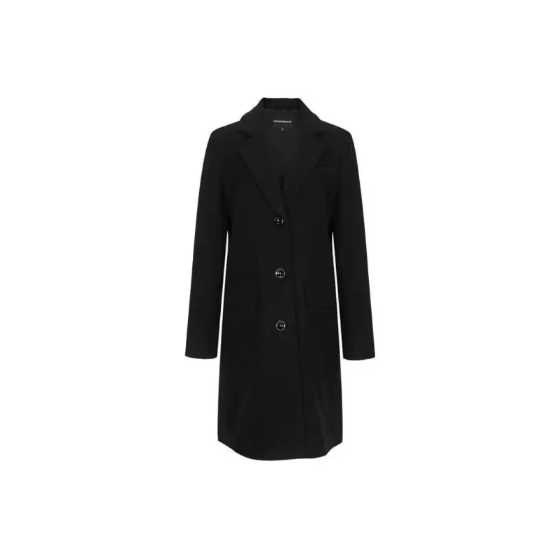 EMPORIO ARMANI Coats Women's Black-0