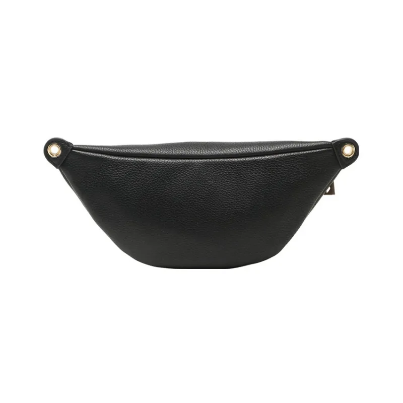LOVE MOSCHINO Faux Leather Combo Bag Dumpling Bag Handbag Medium Size Women's Black-3