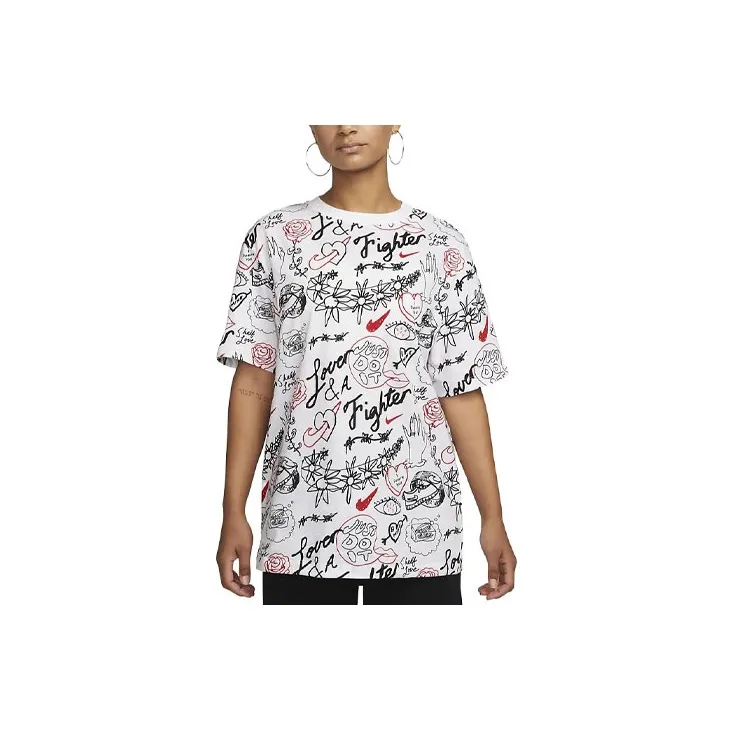 Nike T-Shirts Women's White-2