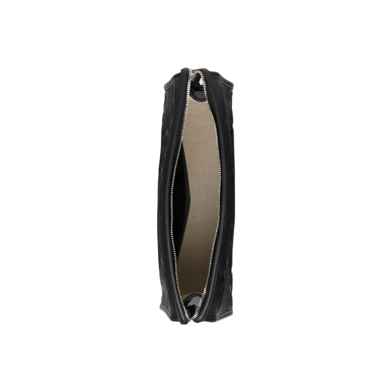 GUCCI Leather Clutch Large Size Men's Black-5