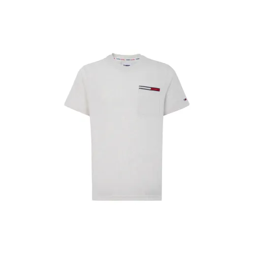 Tommy Hilfiger T-Shirts Men Gray White YBR