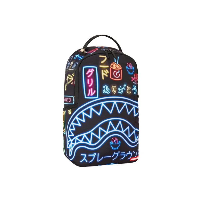SPRAYGROUND Polyester Backpack Large Size Unisex Black-1