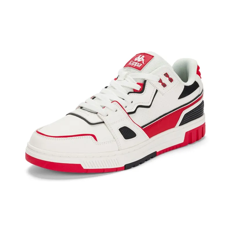 Kappa Low Top Skateboard Shoes Unisex Cherry Red-1