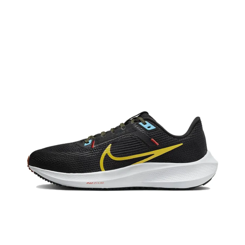 Nike Pegasus 40 Black Speed Yellow Blue Women's-0