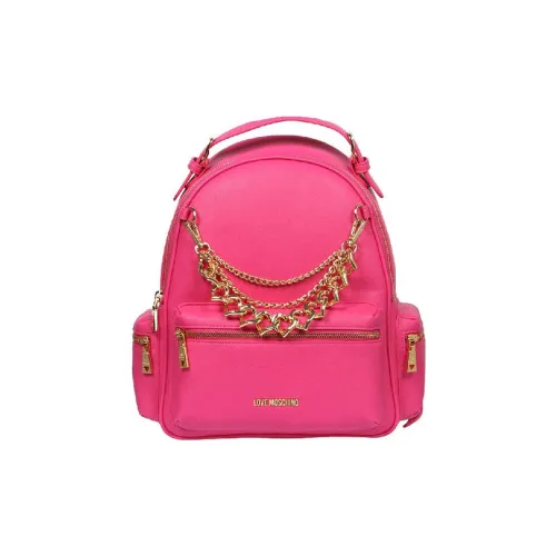 LOVE MOSCHINO PU Backpack Regular Women's Rose Red