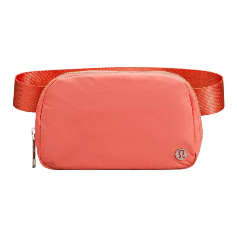 Lululemon Recycled Polyester One Shoulder Crossbody Fanny Pack Unisex Orange-0