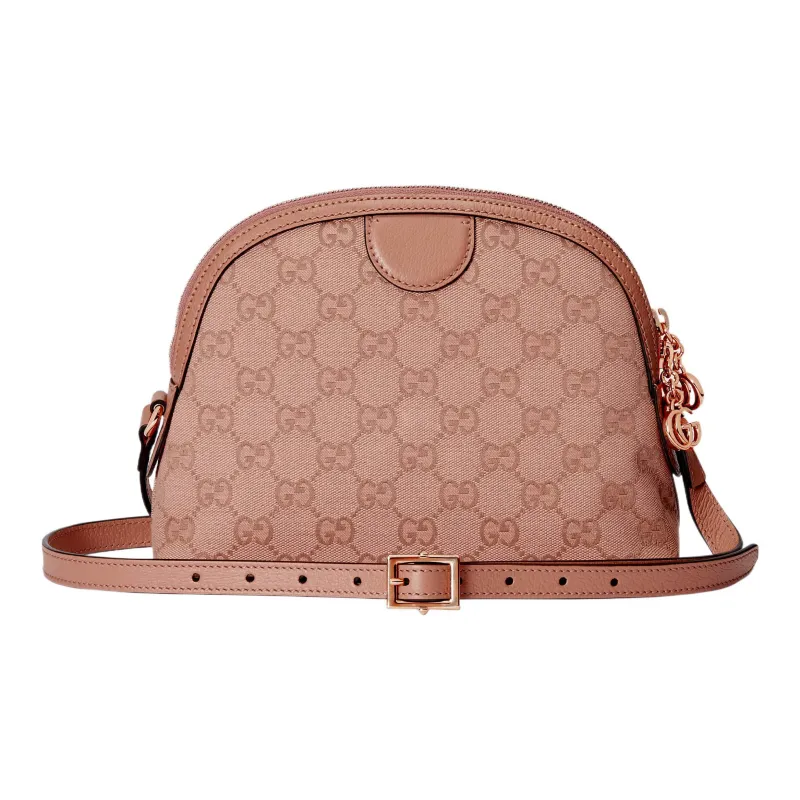 GUCCI Ophidia Canvas Crossbody Bag, Shoulder Bag Women's Pink-3
