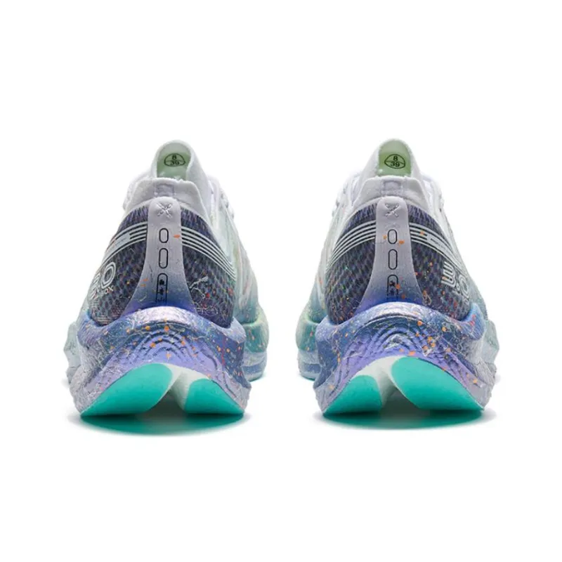 XTEP 160X 3.0 Anti Slip Wear Resistant Low Top Marathon Training Sprint Running Shoes Men's New White Stone Teal-2