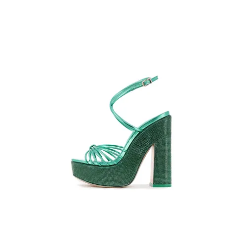 Sophia Webster Rue One-Strap Sandals 14cm Women's Green