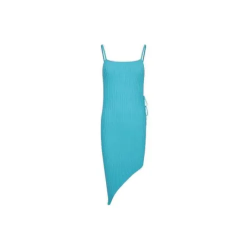 URBAN REVIVO Slip Dresses Women's Teal