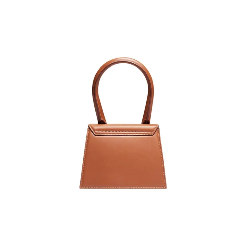 Jacquemus Calfskin Shoulder Bag, Crossbody Bag, Handbag Women's Saffron-2
