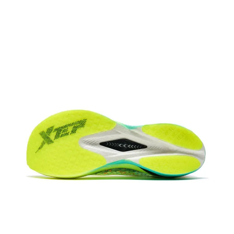 XTEP 160X 3.0 Pro Anti Slip Wear Resistant Low Top Marathon Long Distance Running Shoes Men's Aurora Green Black-4