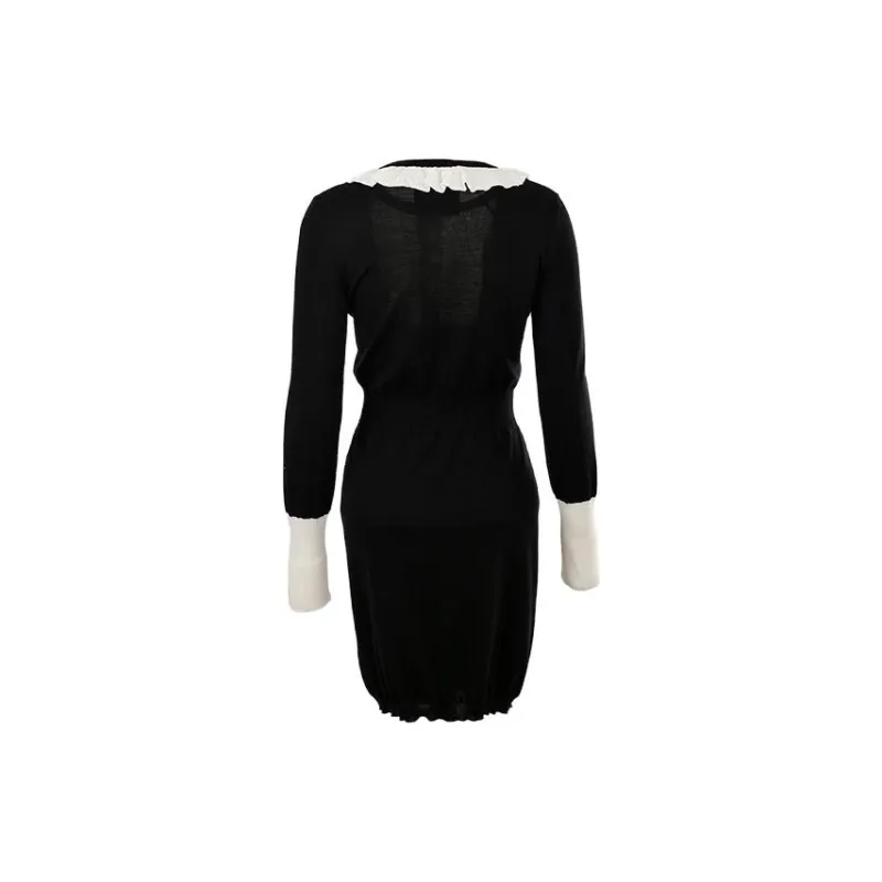 MOSCHINO Long Sleeved Dresses Women's Black-1
