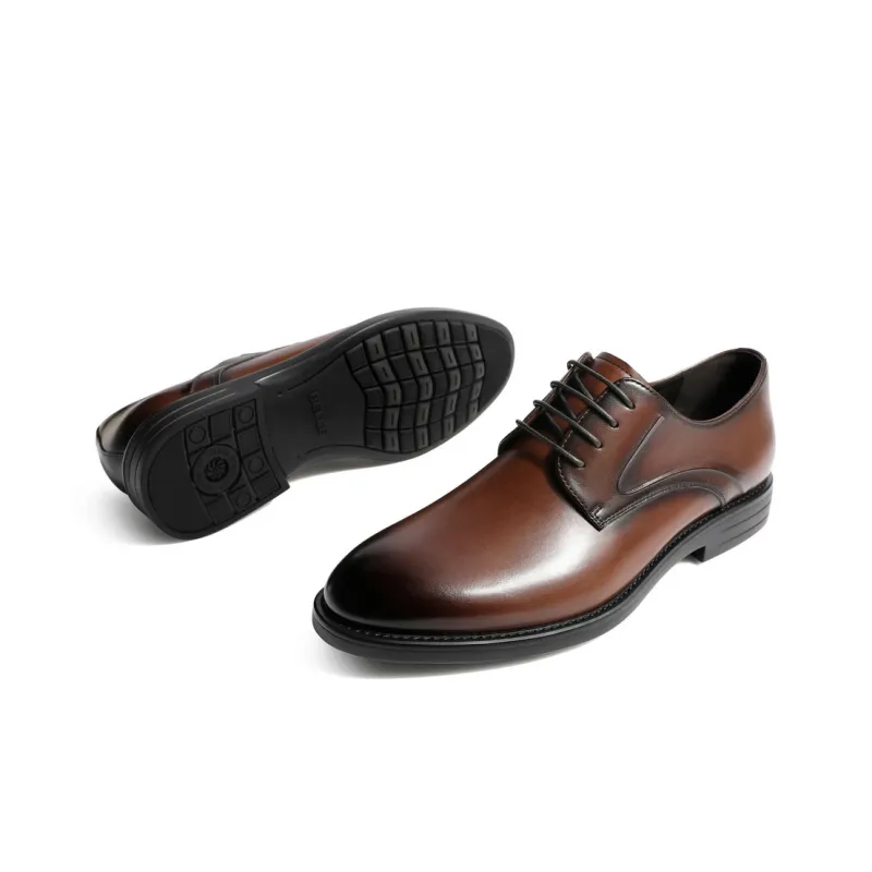 BELLE Dress Shoes Men Low Top Black/Brown-6