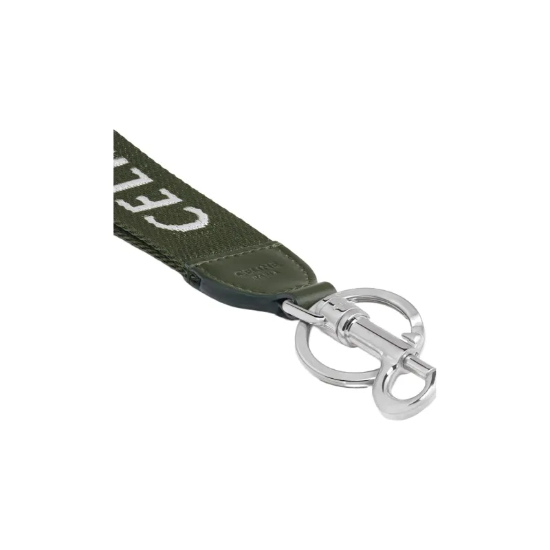 CELINE Fabric Shoulder Strap Bag Straps Men's Khaki-3