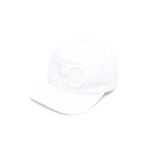 Ferragamo Baseball Caps Women's White