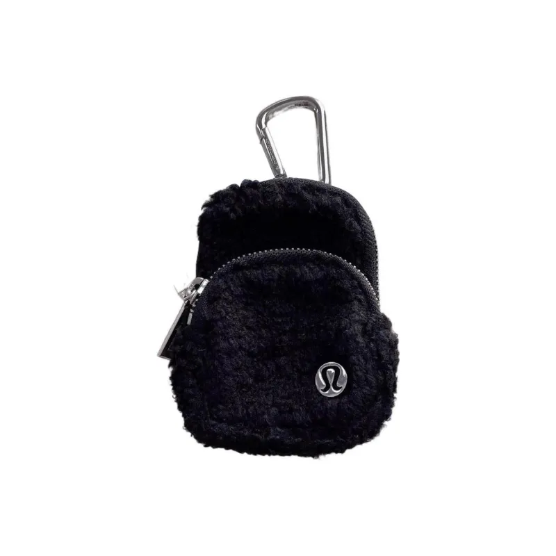 Lululemon Textured Brushed Coin Purse Extra Small Unisex Black-0