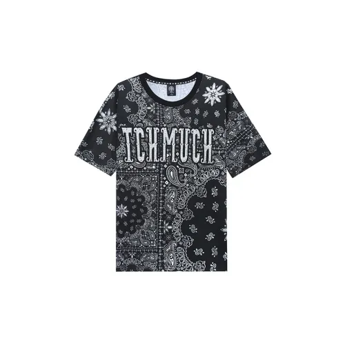 TCH T-Shirts Unisex Black Background With White Logo