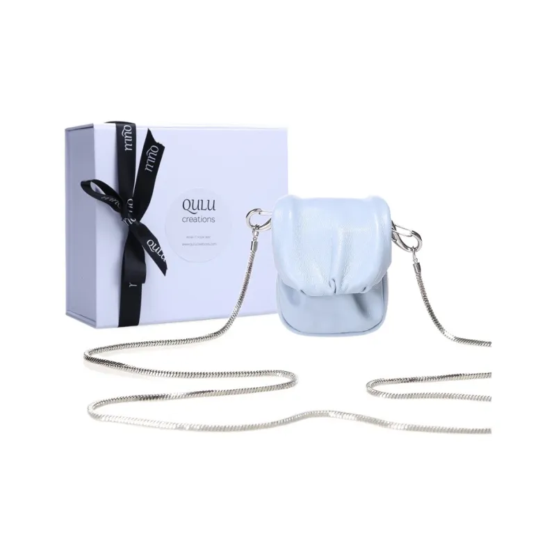 QULU Sheepskin Earphone Case Shoulder Bag Crossbody Bag Extra Mini Women's Multicolor-8