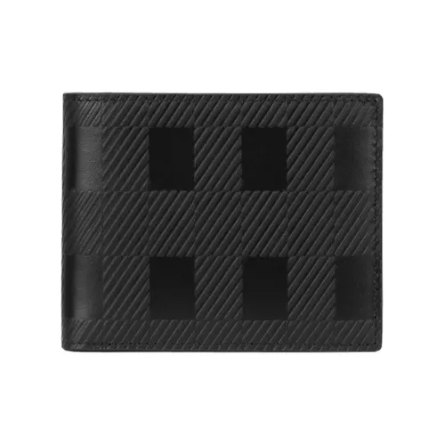PIERRE CARDIN Cow Leather Money Ticket Clip Wallet Men's Black