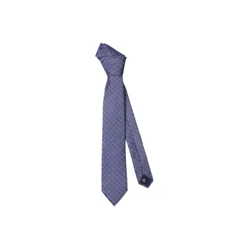 MARJAKURKI Silk Mulberry Silk Blue 2HH801395 Tie Greeting Card Men's