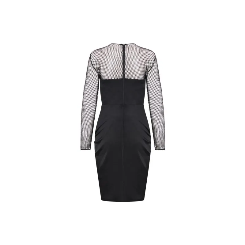 GIORGIO ARMANI Long-Sleeved Dresses Women's Black-1
