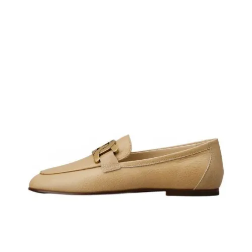 TOD'S Chain-link Leather Loafers