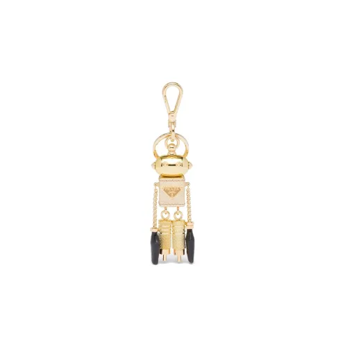 PRADA Keychains Women's Gold